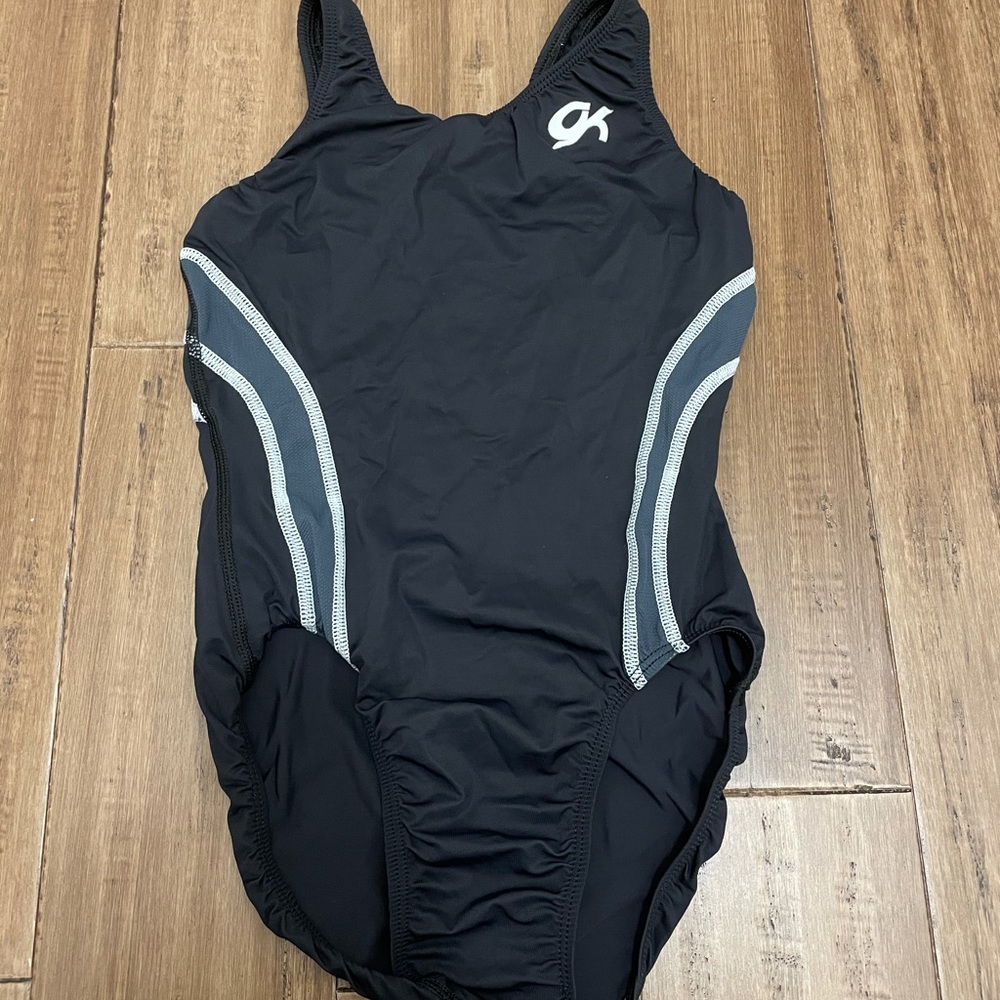 Black adult extra small GK leotard